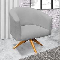 Poltrona Giratória Linho Grafite A26 - 9