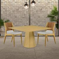 Mesa 4 Lugares 150cm Tampo Quadrado Talocan Freijó - 6