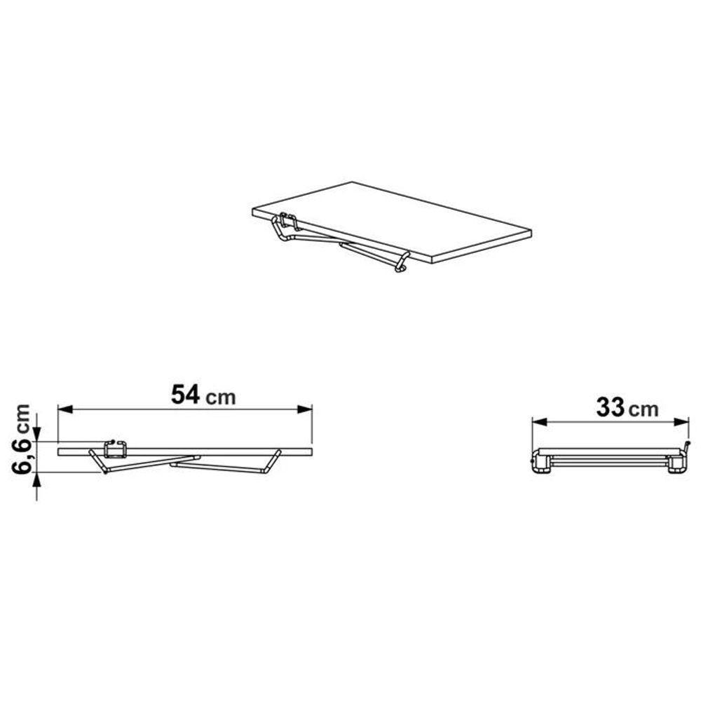 Mesa Articulavel Para Notebook / Café 27889 Preto Fosco - 6