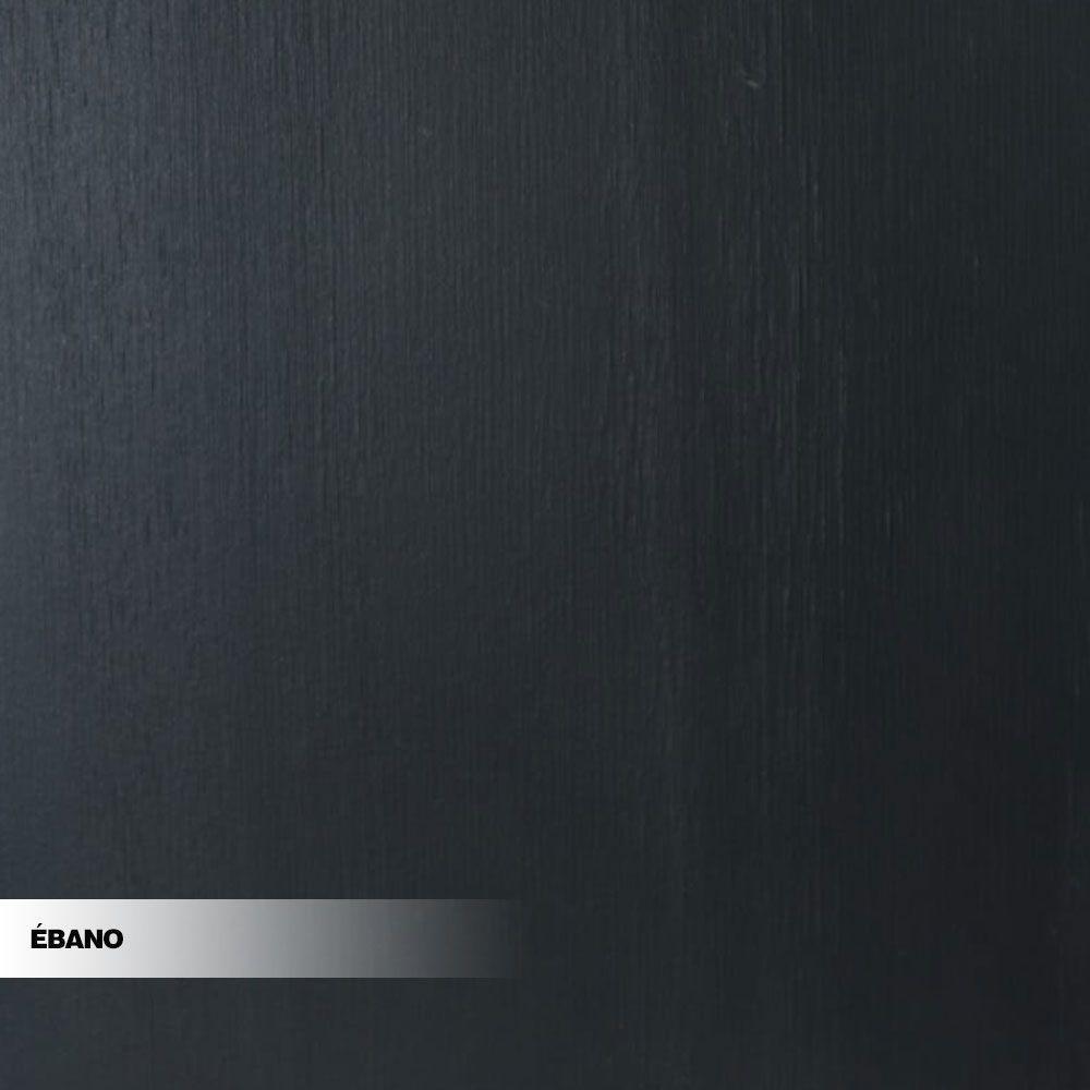 Mesa 8 Lugares 218cm Tampo Com Vidro Shuri Preto/ébano - 3