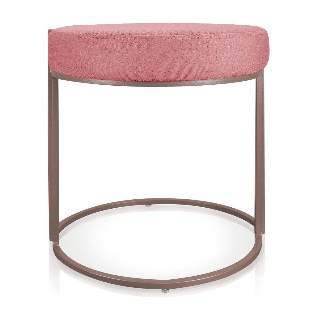 Puff Love Suede Base Cobre Rose - 3