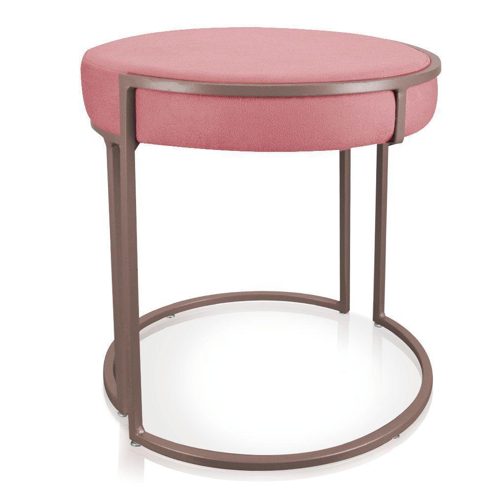 Puff Love Suede Base Cobre Rose - 4