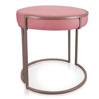 Puff Love Suede Base Cobre Rose