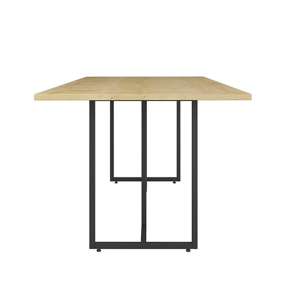 Mesa de Jantar 06 Lugares Lina 180cm Preto - 3