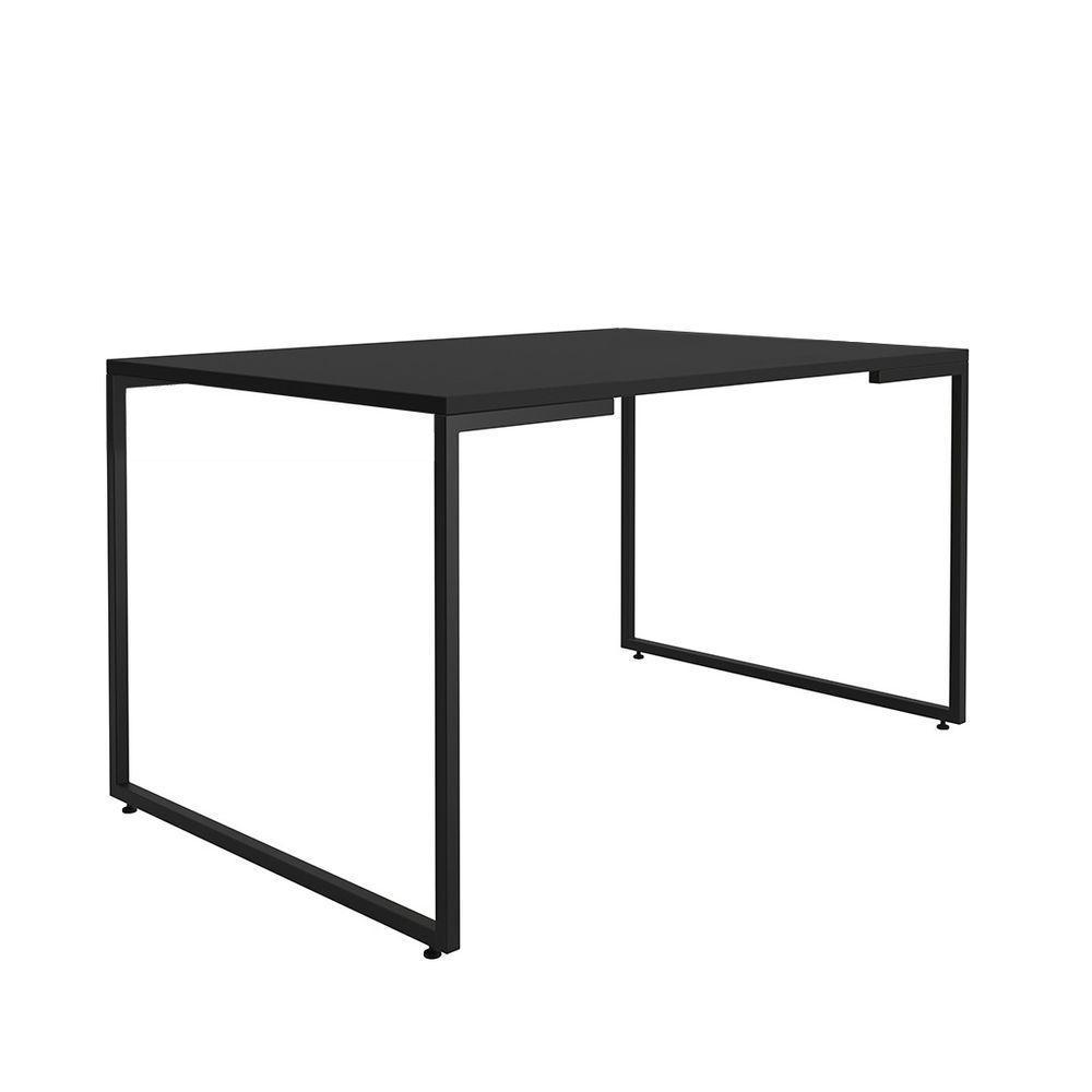 Mesa de Jantar 04 Lugares Porto 135cm Preto - 1
