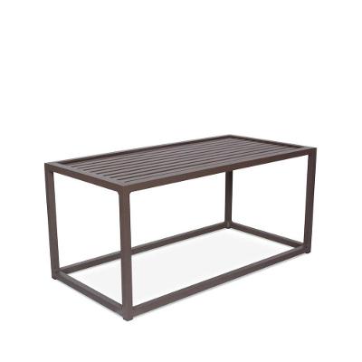 Mesa De Centro Com Tampo Ripado