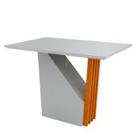 Mesa de Jantar 4 Lugares 1,20m Tampo De Madeira Com Vidro - 3