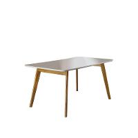 Mesa De Jantar 4 Lug Slim 120Cm Mel Com Off White - 3