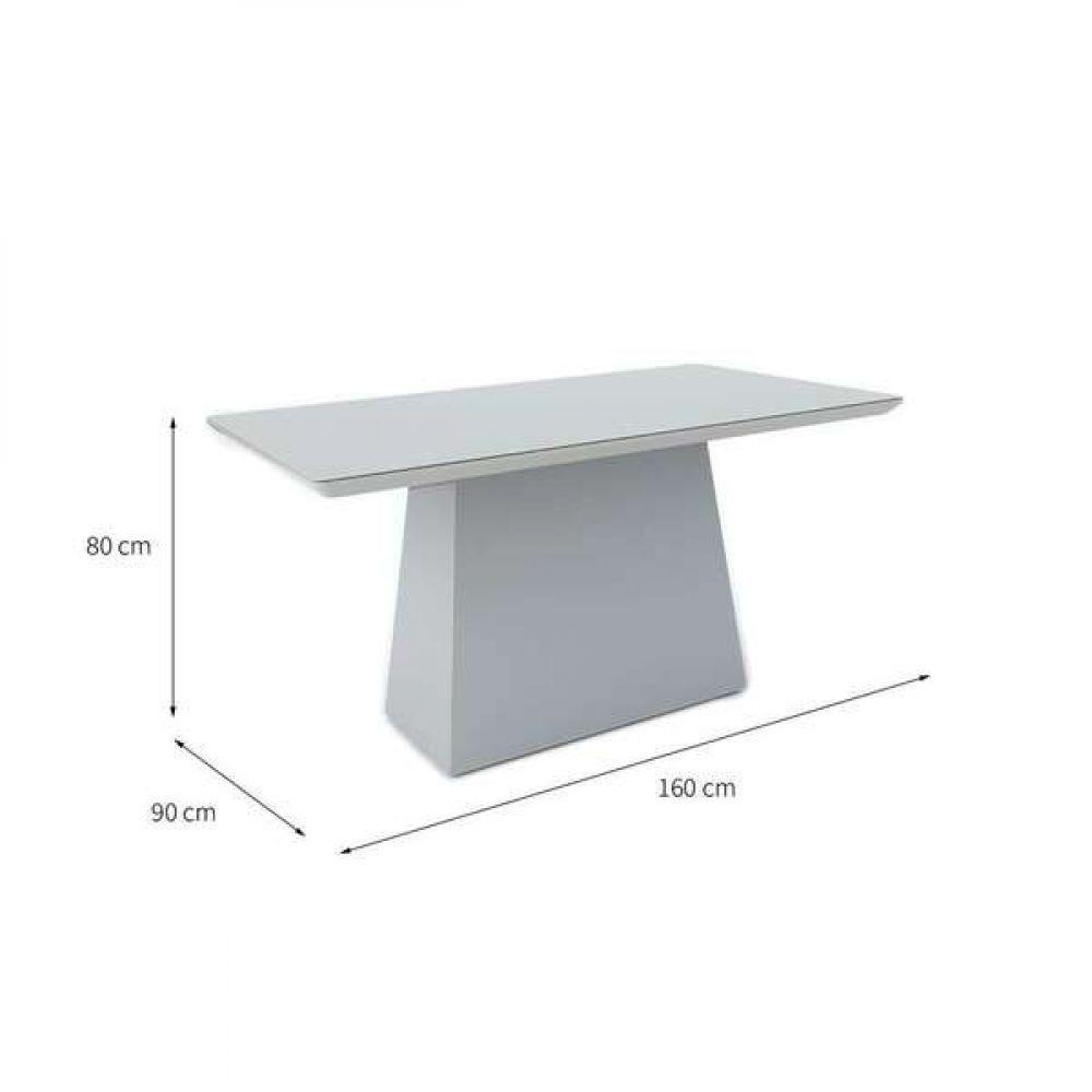 Mesa De Jantar 6 Lugares Tampo De Madeira Com Vidro 1,60cm - 2