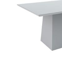 Mesa De Jantar 6 Lugares Tampo de Madeira Com Vidro 1,35m - 5