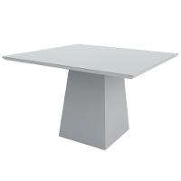 Mesa De Jantar 6 Lugares Tampo de Madeira Com Vidro 1,35m - 7