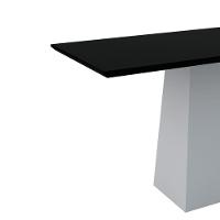 Mesa De Jantar 6 Lugares Tampo de Madeira Com Vidro 1,60m - 3