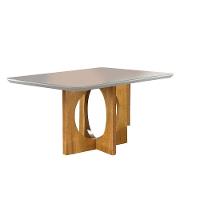 Mesa De Jantar 6 Lugares Barcelona Com Tampo De Vidro 160cm - 1