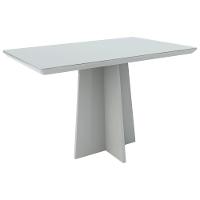 Mesa De Jantar Ana 1,35m 4 Lugares Off White New Ceval - 1
