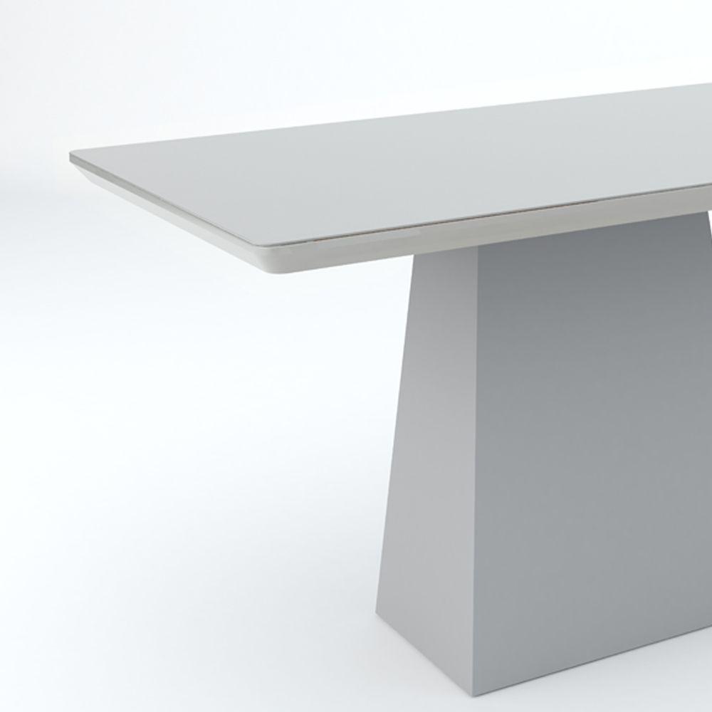 Mesa De Jantar Para 4 Ou 6 Lugares Tampo De Madeira - 3