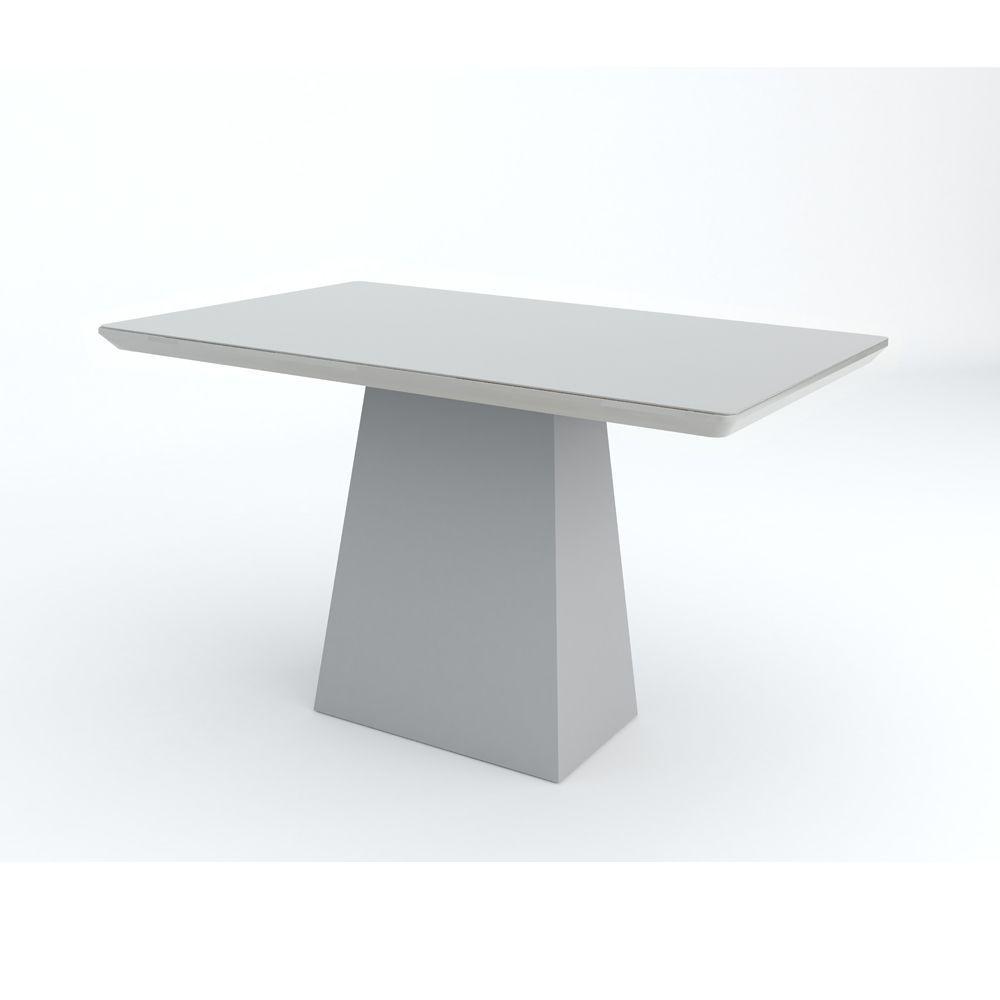 Mesa De Jantar Para 4 Ou 6 Lugares Tampo De Madeira - 4