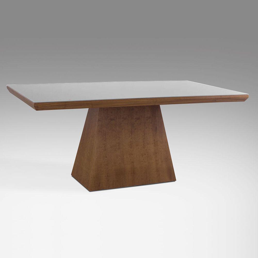 Mesa de Jantar Pirâmide 140cm X 90cm Laca Off White - 1
