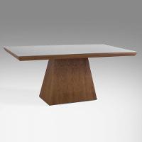 Mesa de Jantar Pirâmide 140cm X 90cm Laca Off White - 1