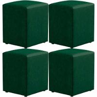 Kit 04 Puffs Quadrado L02 Facto Verde - 1