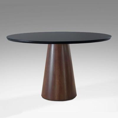 Mesa de Jantar Redonda Cone Diâmetro 140cm 6158 Capuccino