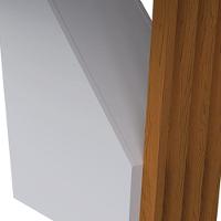 Mesa De Jantar Tampo Vidro Lita 120 Cm Off White Base Ypê - 7