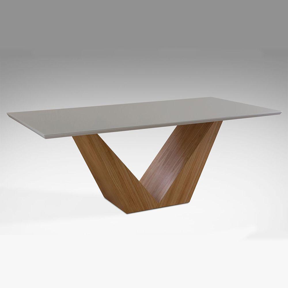 Mesa de Jantar Versus 220cm X 110cm Laca Off White - 1