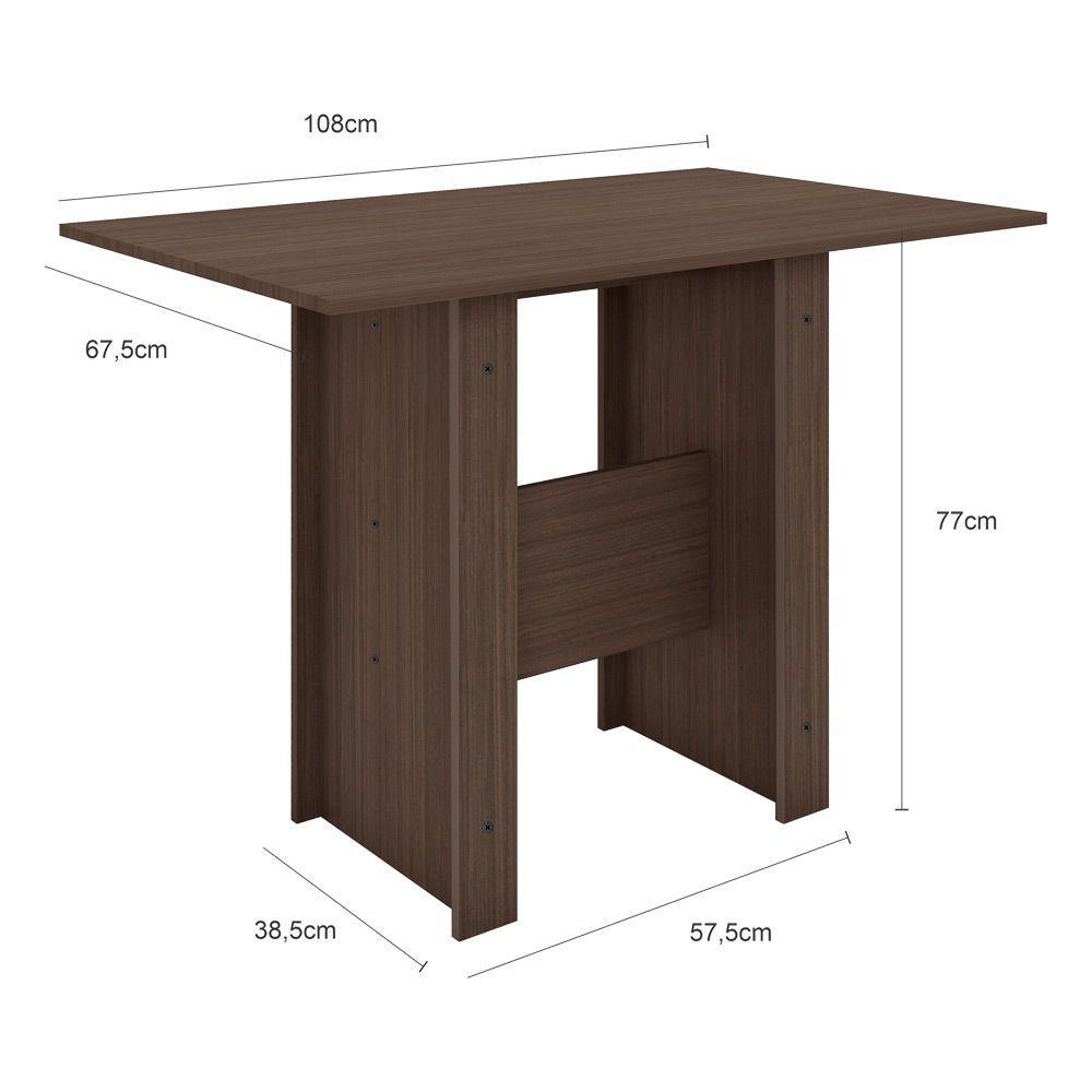 Mesa Jantar 4 Lugares Milano Amêndoa - 2