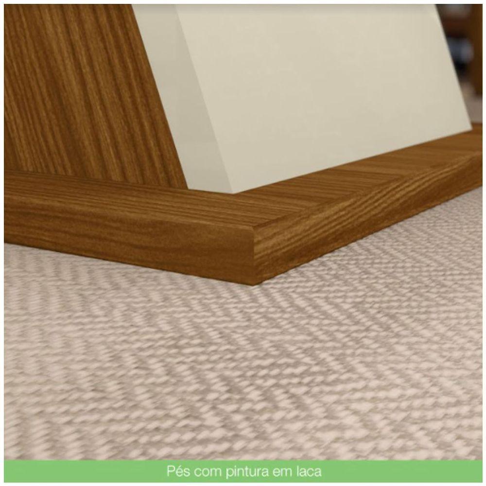 Mesa De Jantar Tampo Em Mdf 160cm Stel Casa 812 Nature Off White - 3