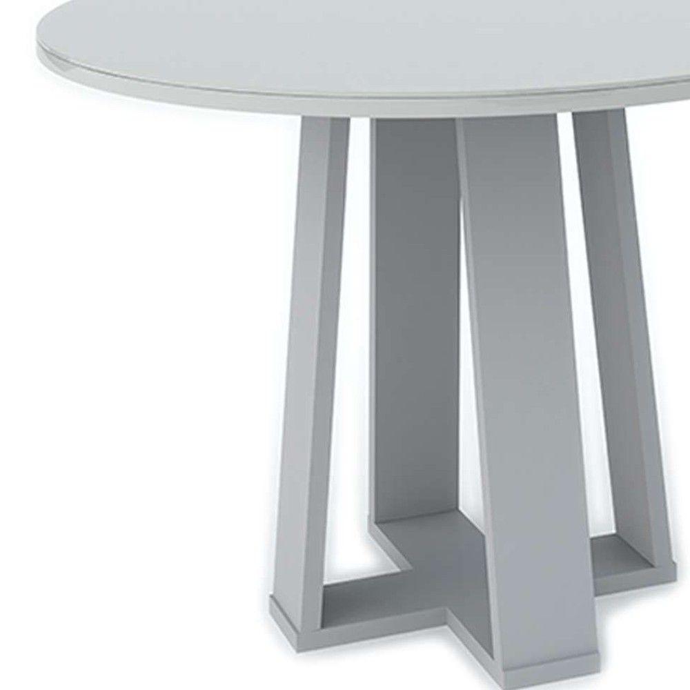 Mesa Jantar Redonda Isabela 1,00m Off White - 3