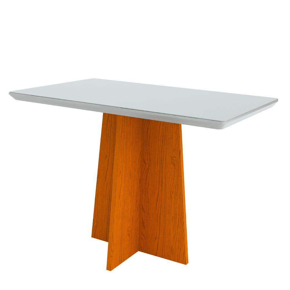 Mesa Jantar 4 Lugares 1,20 Vidro Ype Off White - 4