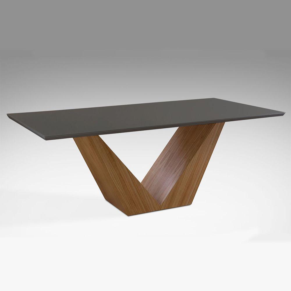 Mesa de Jantar Versus 220cm X 110cm Laca Grafite - 1