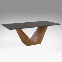 Mesa de Jantar Versus 220cm X 110cm Laca Grafite - 1