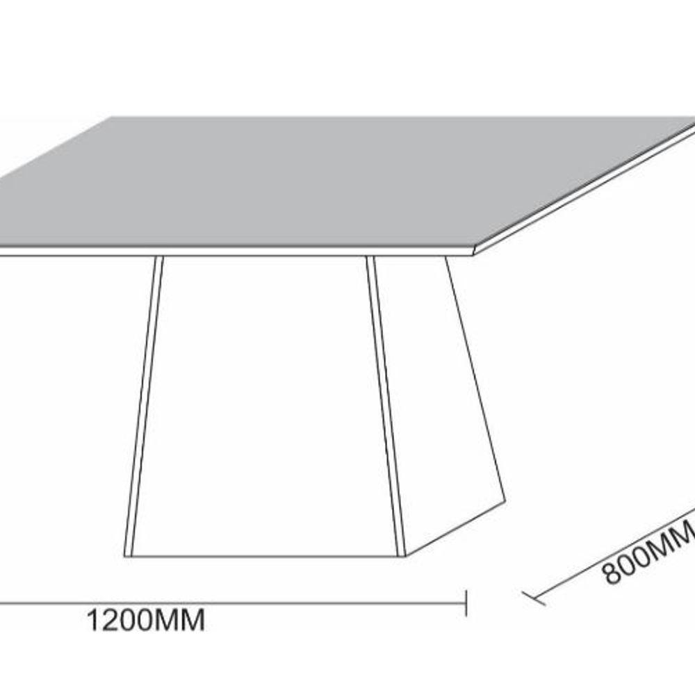 Mesa Jantar 4 Lugares Jasmin 1,20m Ype Off White - 1