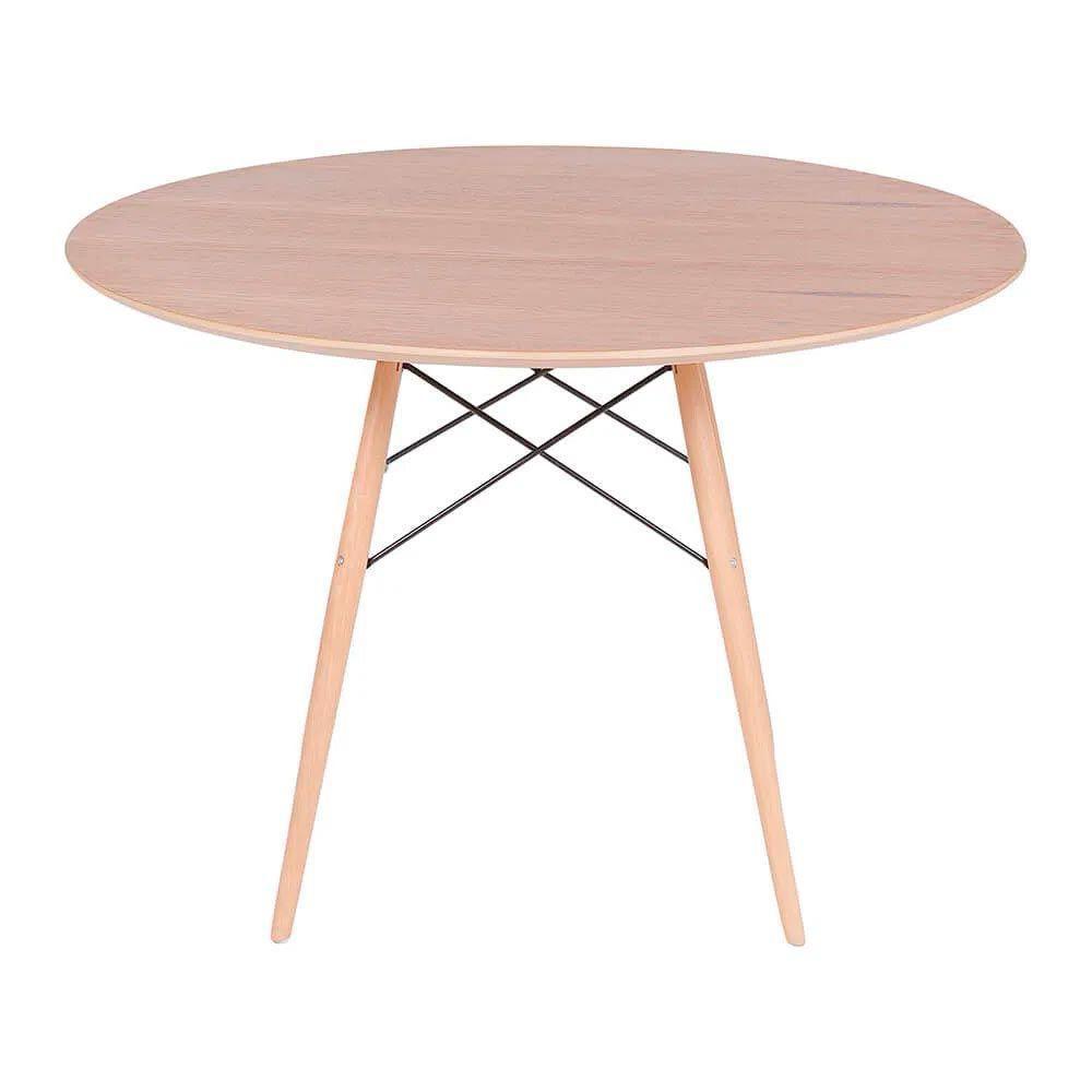 Mesa Eames Eiffel Redonda 120cm - Freijó - 1