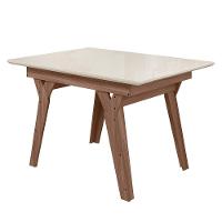 Mesa Para Sala De Jantar Dubai 1,10 X 0,84 Amêndoa - 1