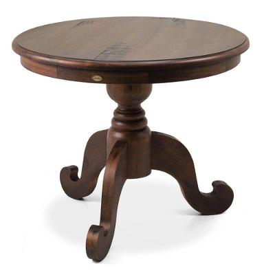 Mesa Redonda para Sala de Jantar 2 Lugares 90 Cm Canela