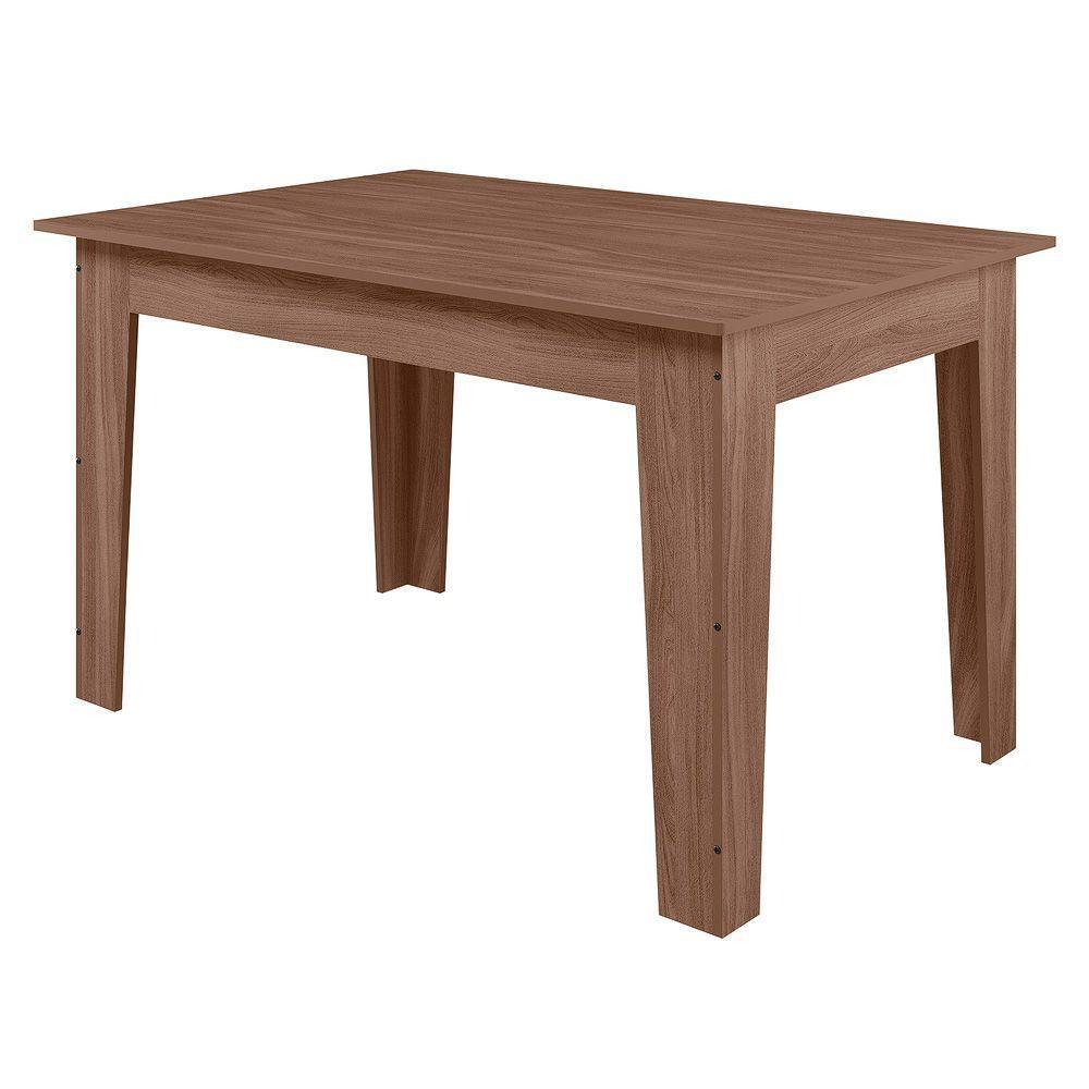 Mesa Para Sala De Jantar Itália 1,35 X 0,90 Amêndoa - 2