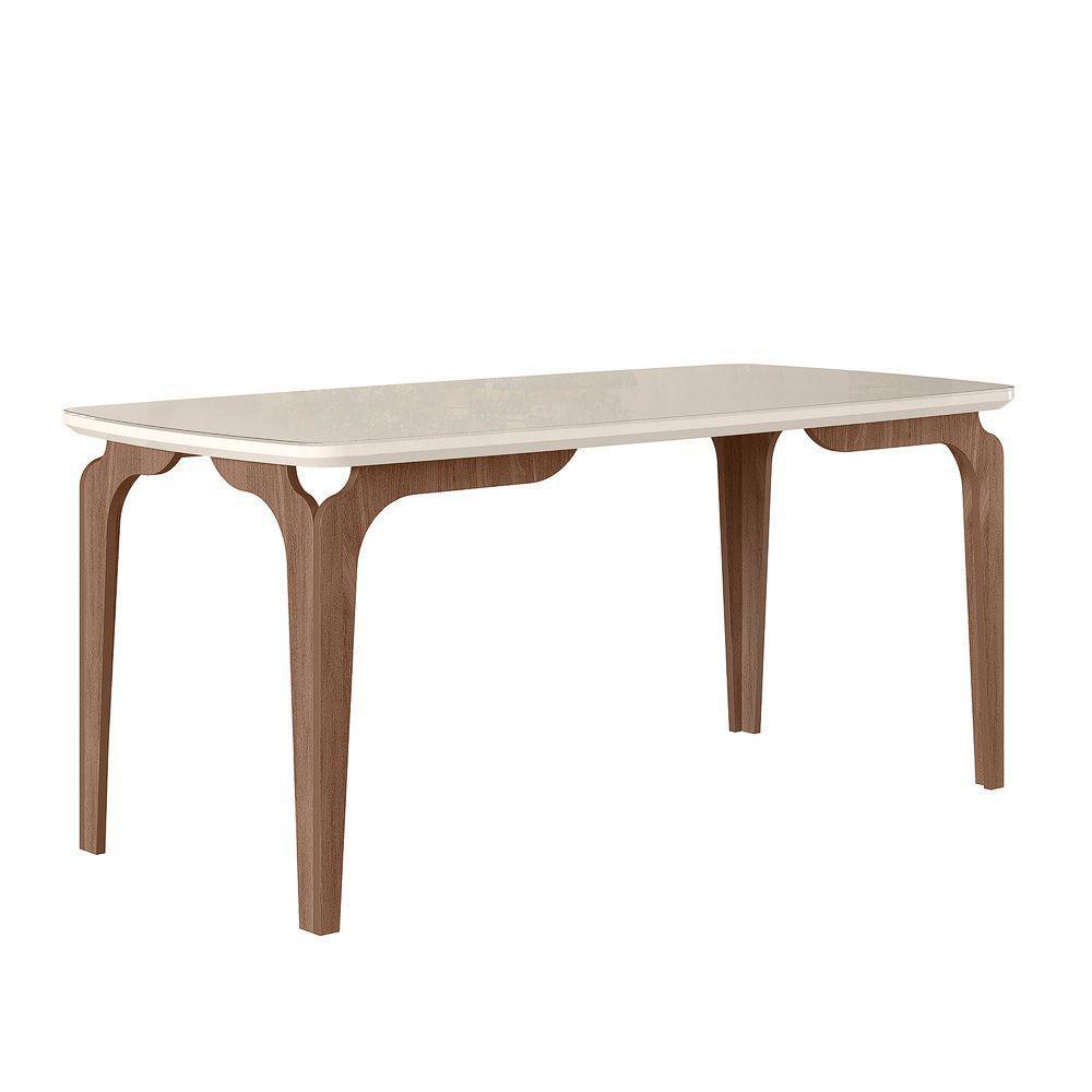 Mesa Para Sala De Jantar Romênia 1,83 X 0,90 Amêndoa - 1