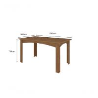 Mesa Para Sala De Jantar Mali 1,56 X 0,84 Cedro Gold - 10