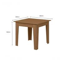 Mesa Para Sala De Jantar Itália 0,90 X 0,90 Cedro Gold - 2