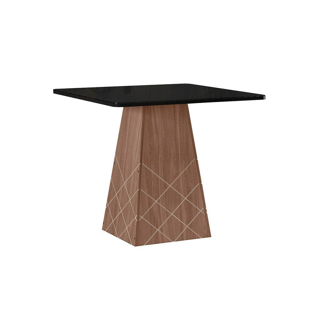 Mesa Para Sala De Jantar Líbia 0,90 X 0,90 Amêndoa - 1