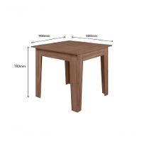 Mesa Para Sala De Jantar Itália 0,90 X 0,90 Amêndoa - 2