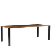 Mesa Sala De Jantar Bladel 140cm Madeira Maciça Rustic Brown - 1