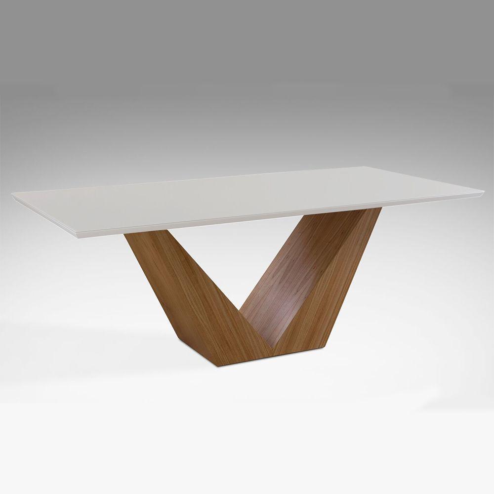 Mesa se Jantar Versus 180cm X 100c Laca Branca - 1