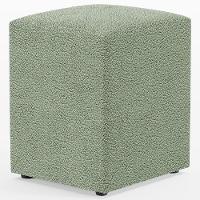 Kit 03 Puffs Quadrado Decorativo Sala De Estar L02 Bouclê Oliva - 7