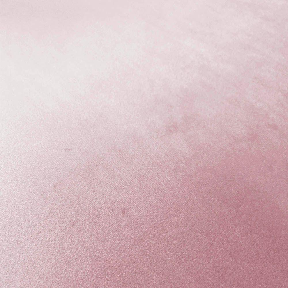 Puff Opala Veludo Rosê Pés Palito Castanho - D´rossi - 4