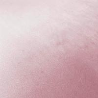 Puff Opala Veludo Rosê Pés Palito Castanho - D´rossi