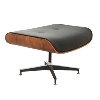 Puff Ottoman Charles Eames Rivatti Revestimento Preto