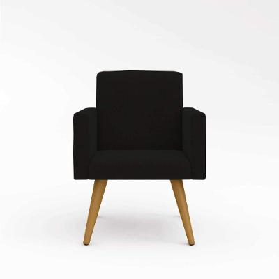 40 Poltronas Nina Corino Preto Escritorio Recepção Balaqui Preto