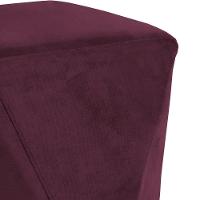 Puff Para Sala De Estar Ametista D02 Veludo Marsala C-278 - 4